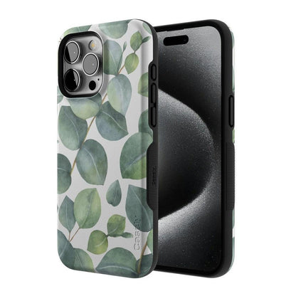 Leaf Me Alone | Green Floral Print Case iPhone Case get.casely