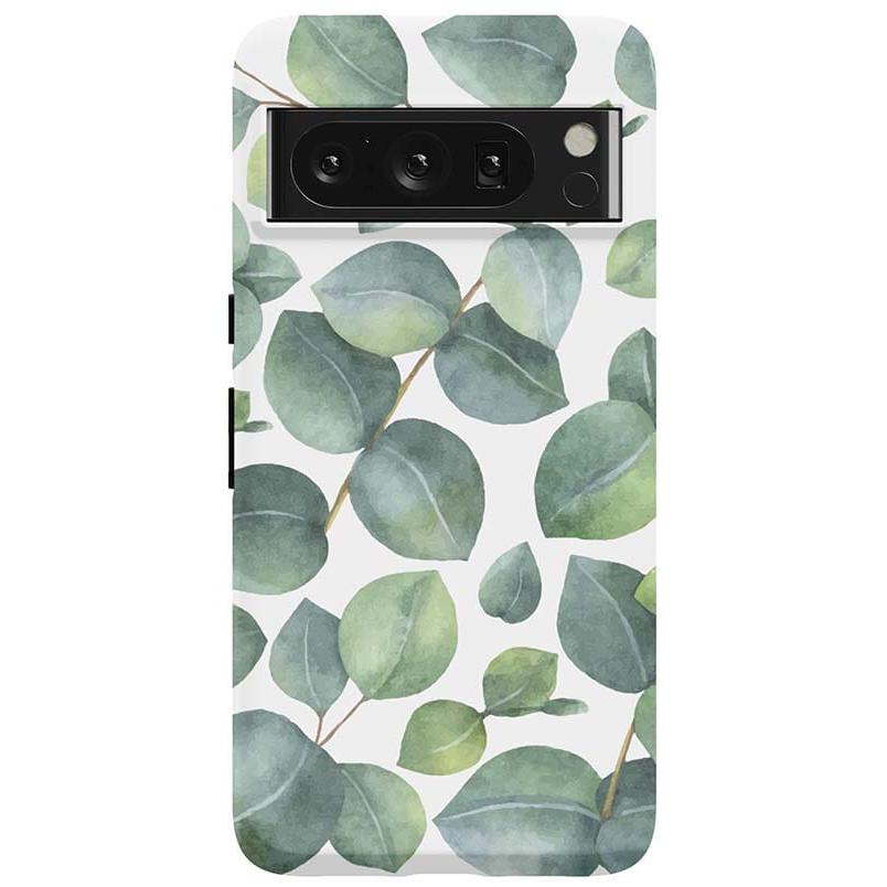 Leaf Me Alone | Green Floral Print Google Pixel Case Google Pixel Case Casetry Essential Google Pixel 8 Pro