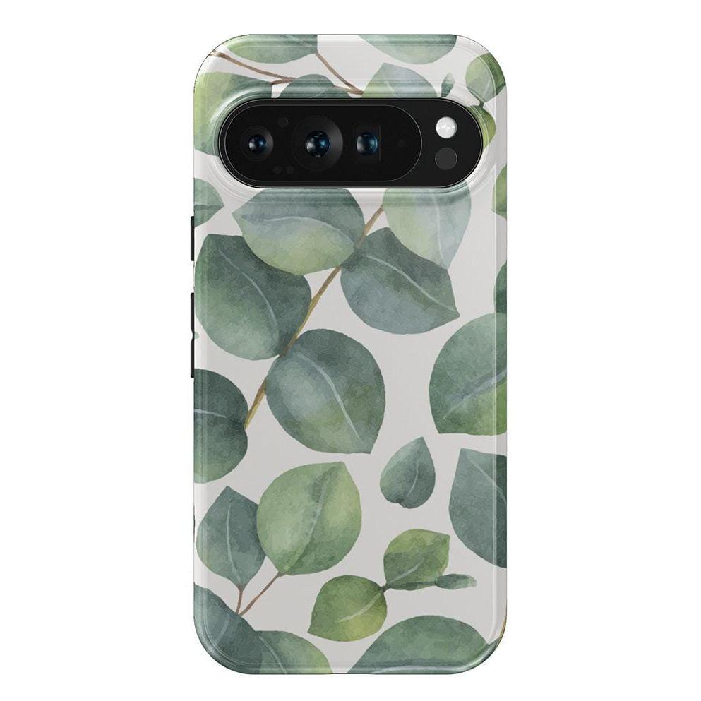 Leaf Me Alone | Green Floral Print Google Pixel Case Google Pixel Case Casetry Essential Google Pixel 9 Pro