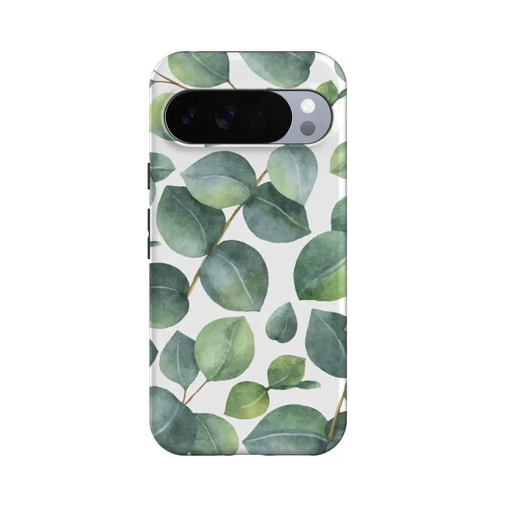 Leaf Me Alone | Green Floral Print Google Pixel Case Google Pixel Case Casetry Essential + MagSafe® Google Pixel 10 Pro XL