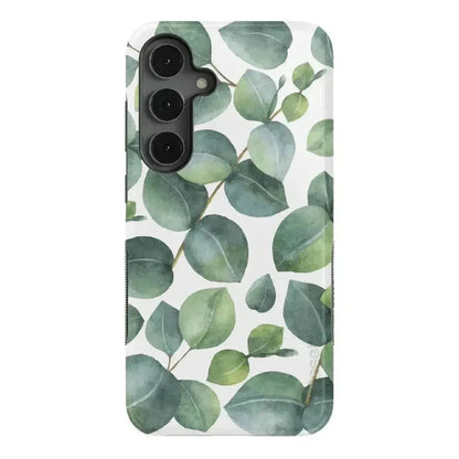 Leaf Me Alone | Green Floral Print Samsung Case Samsung Case get.casely Bold Flex + MagSafe® Galaxy S25 Plus