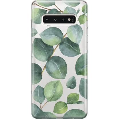 Leaf Me Alone | Green Floral Print Samsung Case Samsung Case get.casely
