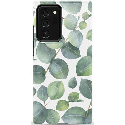 Leaf Me Alone | Green Floral Print Samsung Case Samsung Case get.casely