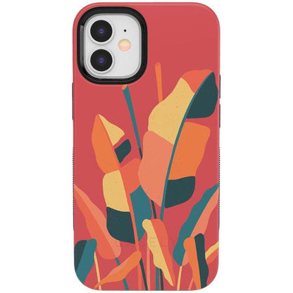 Let it Grow | Banana Leaf Floral Case iPhone Case get.casely Bold + MagSafe® iPhone 12