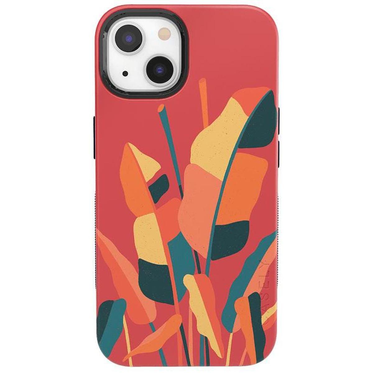 Let it Grow | Banana Leaf Floral Case iPhone Case get.casely Bold + MagSafe® iPhone 13