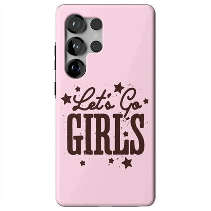 Let's Go Girls | Pink Rodeo Bachelorette Case Phone Case Casetry Essential + MagSafe® Galaxy S25 Ultra