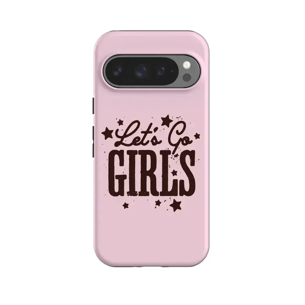 Let's Go Girls | Pink Rodeo Bachelorette Case Phone Case Casetry Essential + MagSafe® Google Pixel 10 Pro