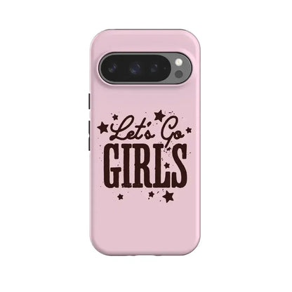 Let's Go Girls | Pink Rodeo Bachelorette Case Phone Case Casetry Essential + MagSafe® Google Pixel 10 Pro