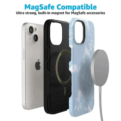 Light Blue Skies | Marble Clouds Case iPhone Case get.casely