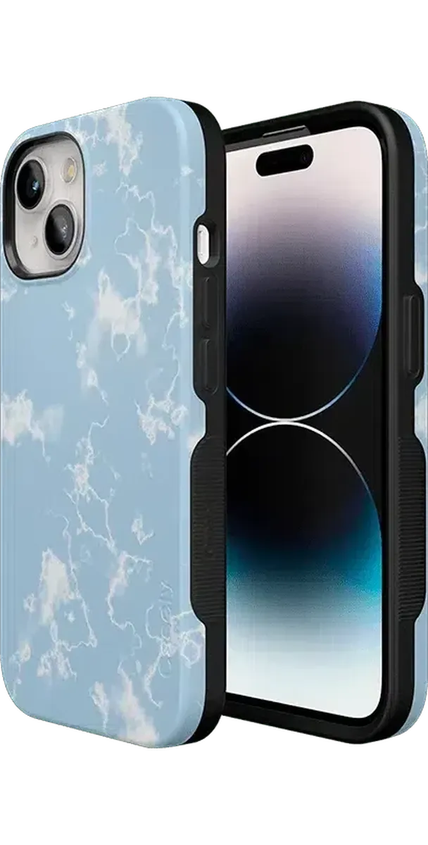 Light Blue Skies | Marble Clouds Case iPhone Case get.casely