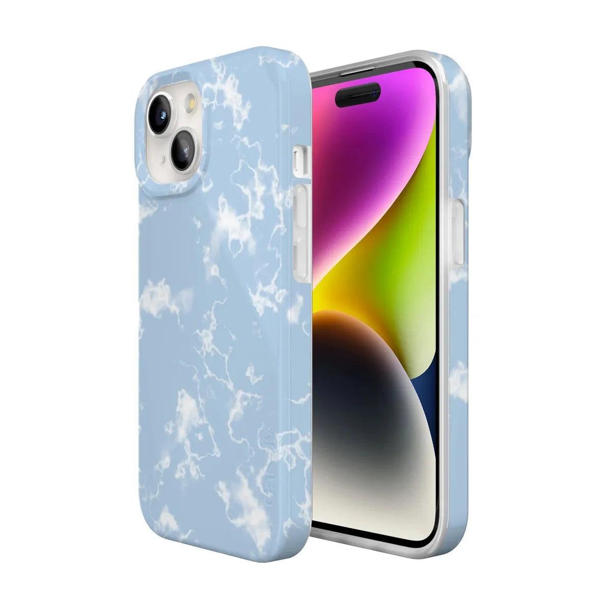 Light Blue Skies | Marble Clouds Case iPhone Case get.casely