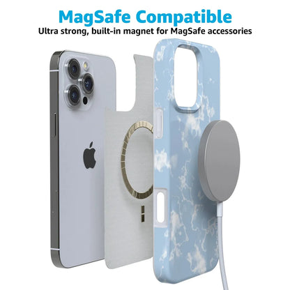Light Blue Skies | Marble Clouds Case iPhone Case get.casely