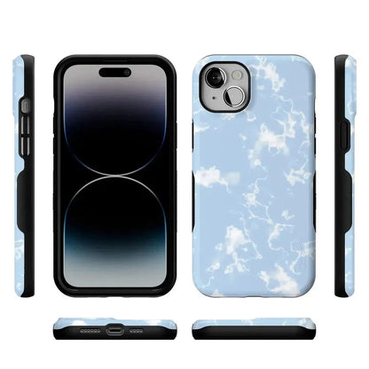 Light Blue Skies | Marble Clouds Case iPhone Case get.casely