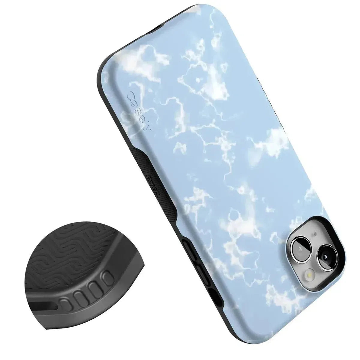 Light Blue Skies | Marble Clouds Case iPhone Case get.casely