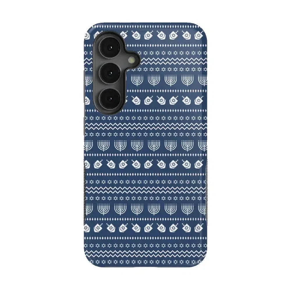 Light the Night | Hannukah Case Phone Case Casetry Bold Flex + MagSafe® Galaxy S25