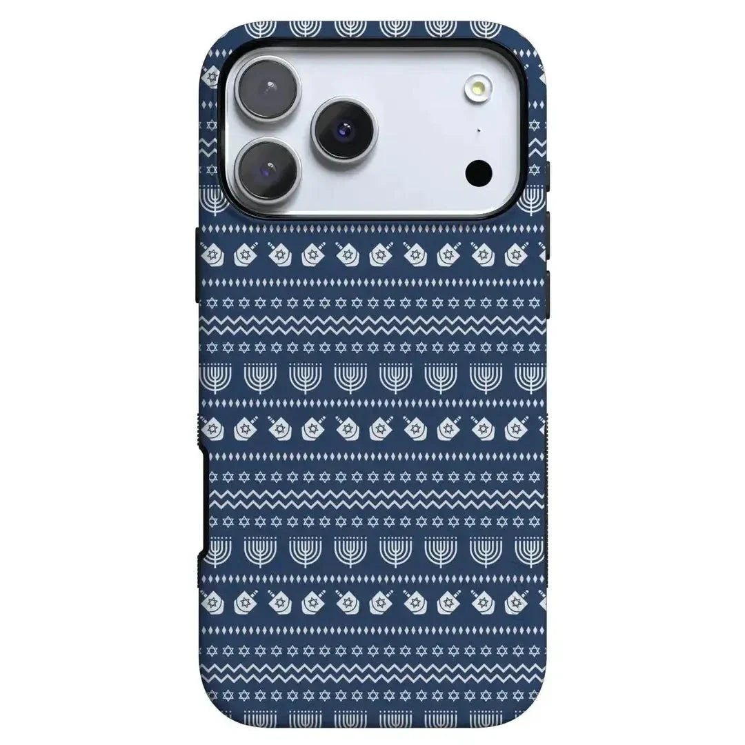 Light the Night | Hannukah Case Phone Case Casetry Bold Flex + MagSafe® iPhone 17 Pro Max