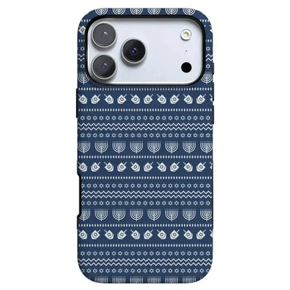 Light the Night | Hannukah Case Phone Case Casetry Bold Flex + MagSafe® iPhone 17 Pro Max