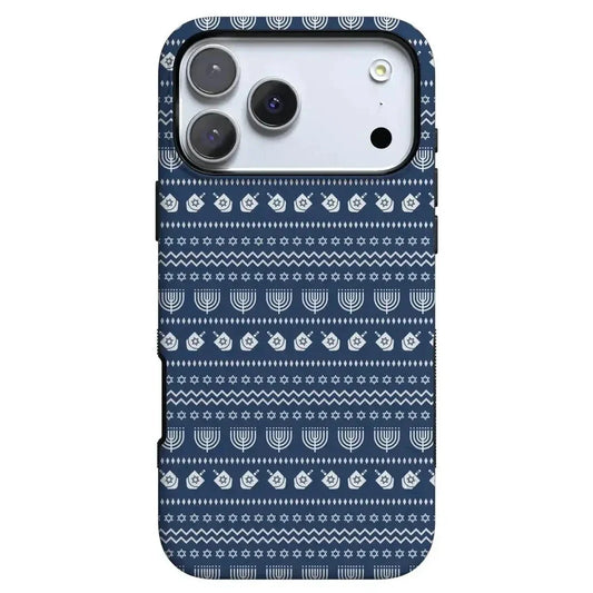 Light the Night | Hannukah Case Phone Case Casetry Bold Flex + MagSafe® iPhone 17 Pro Max