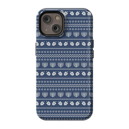Light the Night | Hannukah Case Phone Case Casetry Essential + MagSafe® iPhone 14