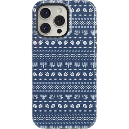 Light the Night | Hannukah Case Phone Case Casetry Essential + MagSafe® iPhone 15 Pro Max