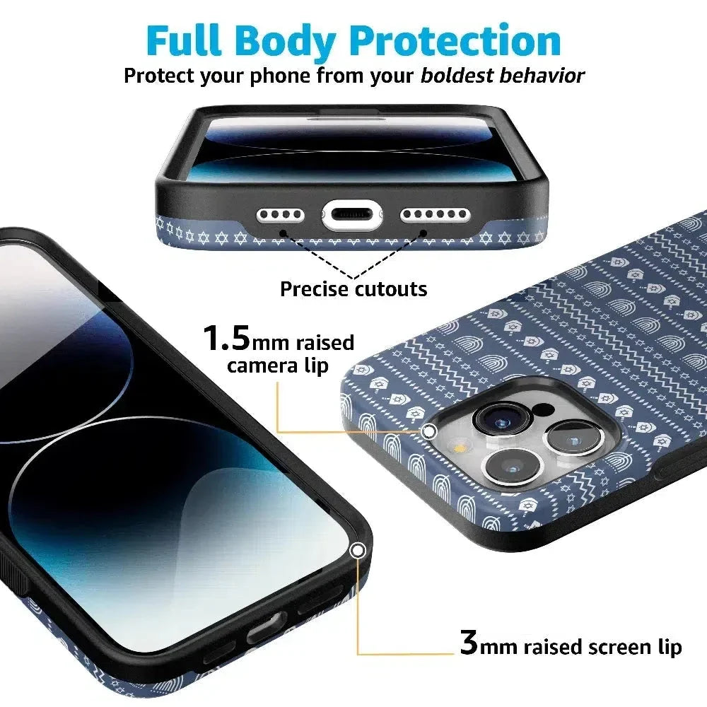 Light the Night | Hannukah Case Phone Case Casetry