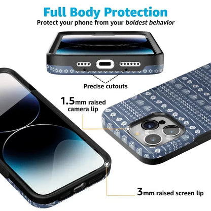 Light the Night | Hannukah Case Phone Case Casetry