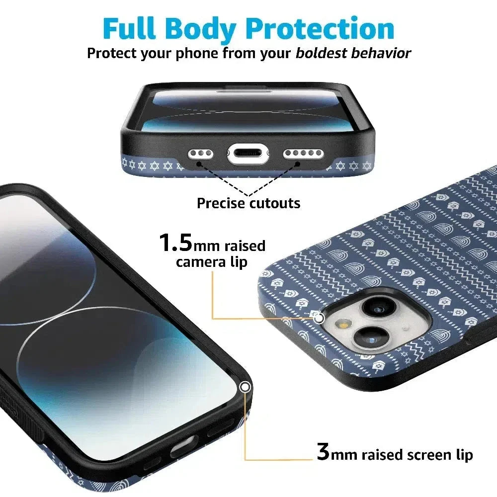 Light the Night | Hannukah Case Phone Case Casetry