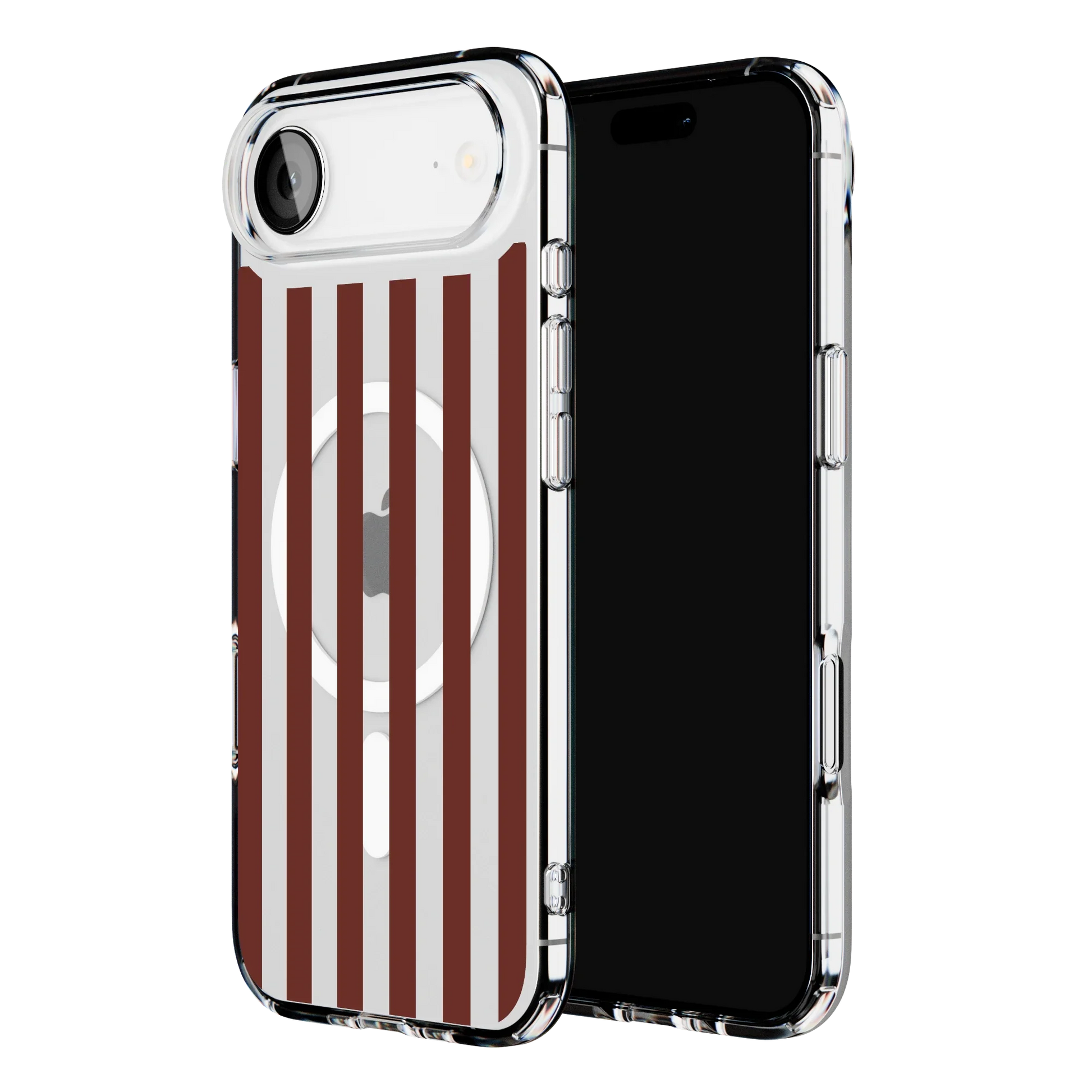 Sunday in Brooklyn | Burgundy Stripes Case