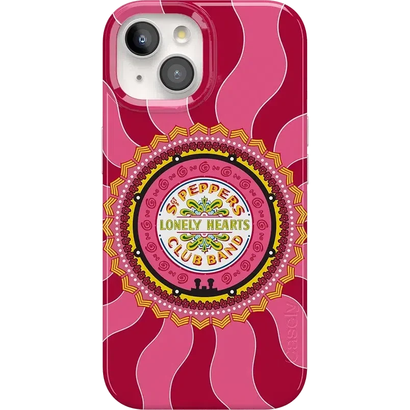 Lonely Hearts Club | The Beatles Sgt. Pepper's Case iPhone Case get.casely Classic + MagSafe® iPhone 15 Plus