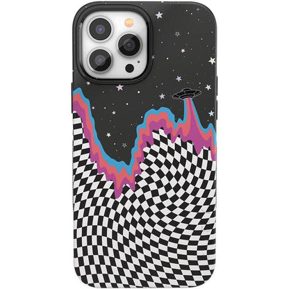Long Strange Drip | Checkered Space Case iPhone Case get.casely Bold + MagSafe® iPhone 13 Pro Max