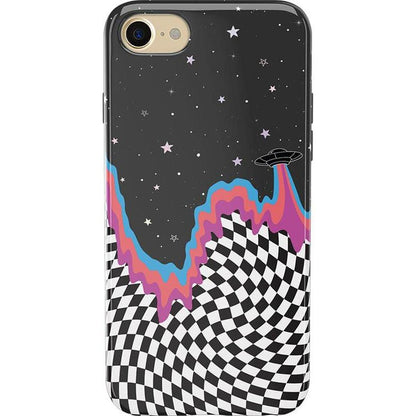 Long Strange Drip | Checkered Space Case iPhone Case get.casely Classic iPhone SE (2020 & 2022)