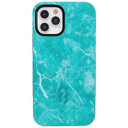 Lost at Sea | Teal Blue Seaglass Case iPhone Case get.casely Bold iPhone 12 Pro