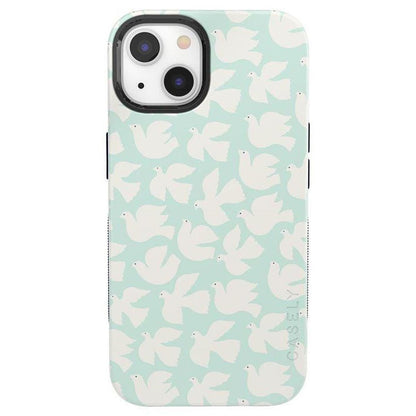 Love Birds | White Doves Case iPhone Case get.casely Bold + MagSafe® iPhone 13
