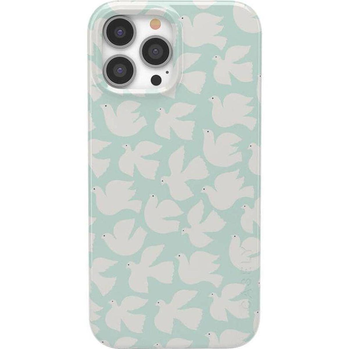 Love Birds | White Doves Case iPhone Case get.casely Classic + MagSafe® iPhone 13 Pro Max