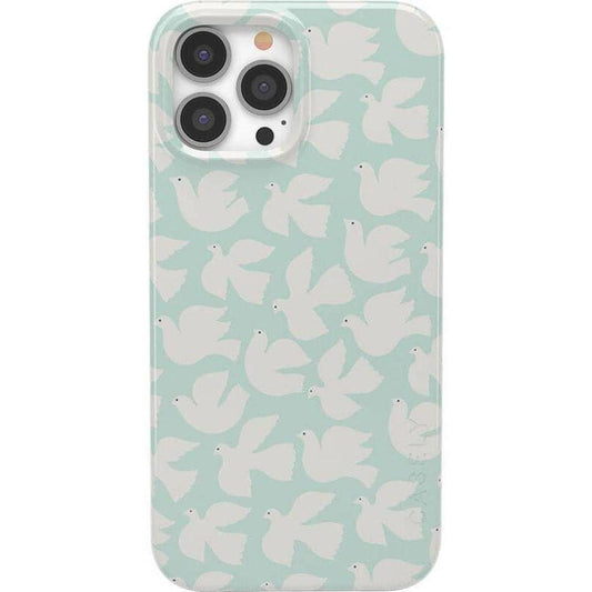 Love Birds | White Doves Case iPhone Case get.casely Classic + MagSafe® iPhone 13 Pro Max