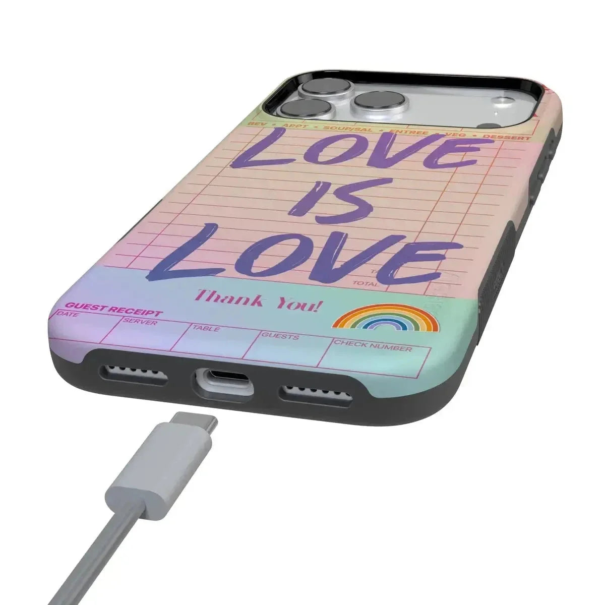 Love is Love | Guest Check Pride Case Phone Case Casetry