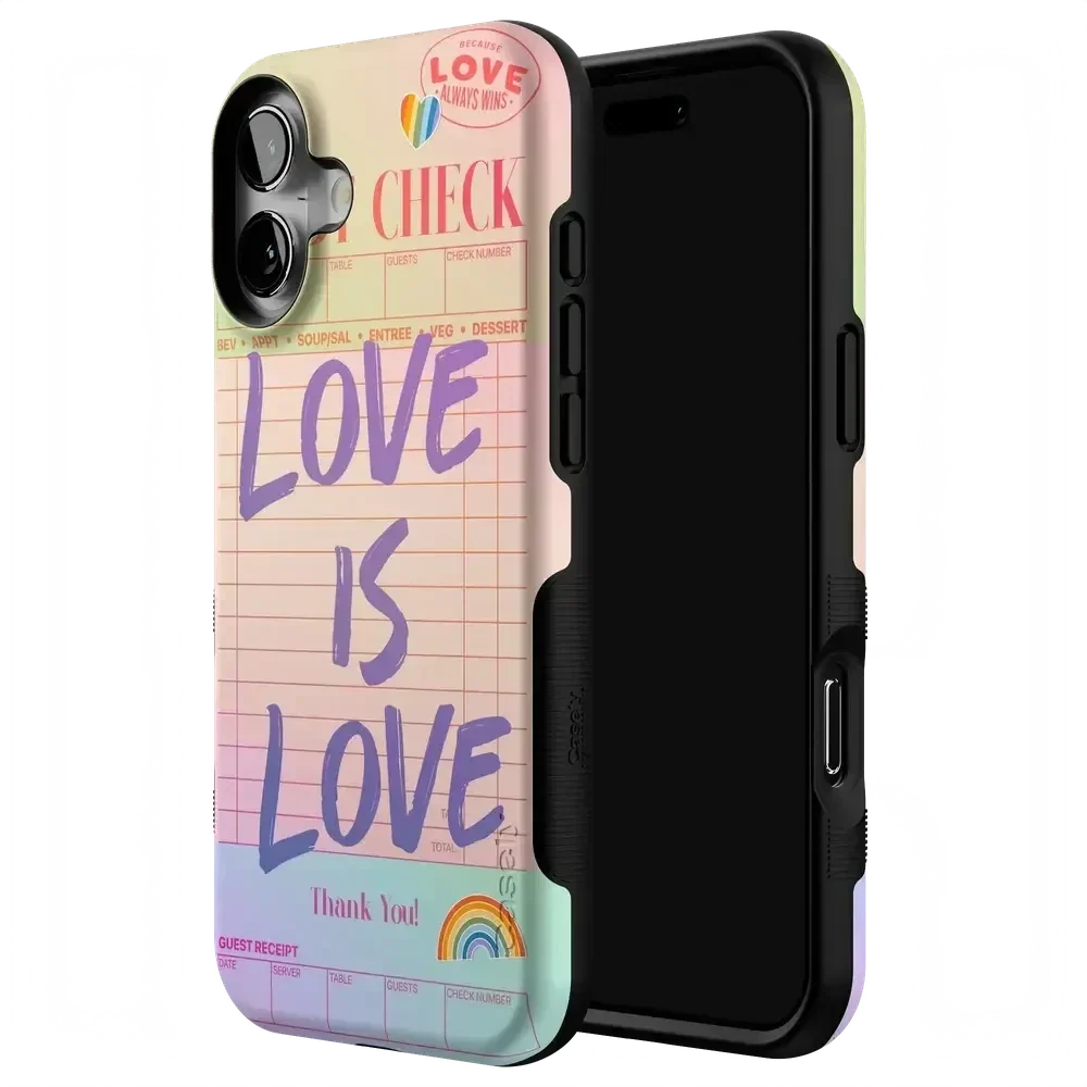 Love is Love | Guest Check Pride Case Phone Case Casetry