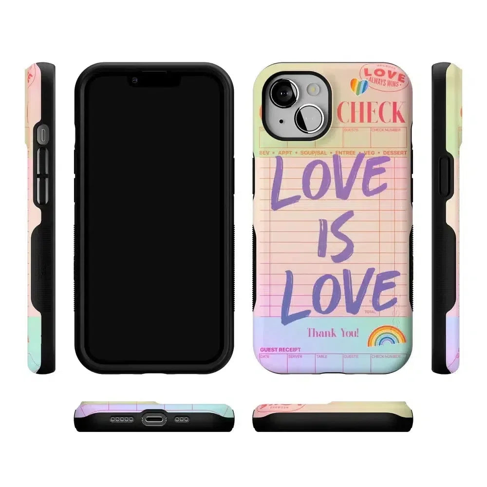 Love is Love | Guest Check Pride Case Phone Case Casetry