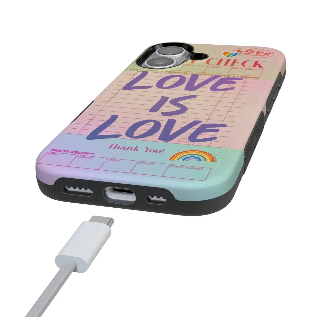 Love is Love | Guest Check Pride Case Phone Case Casetry