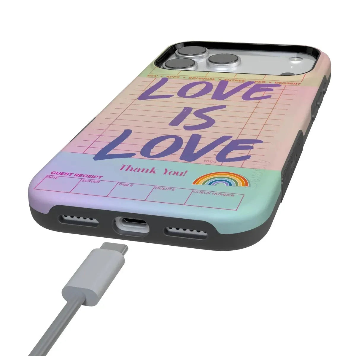 Love is Love | Guest Check Pride Case Phone Case Casetry
