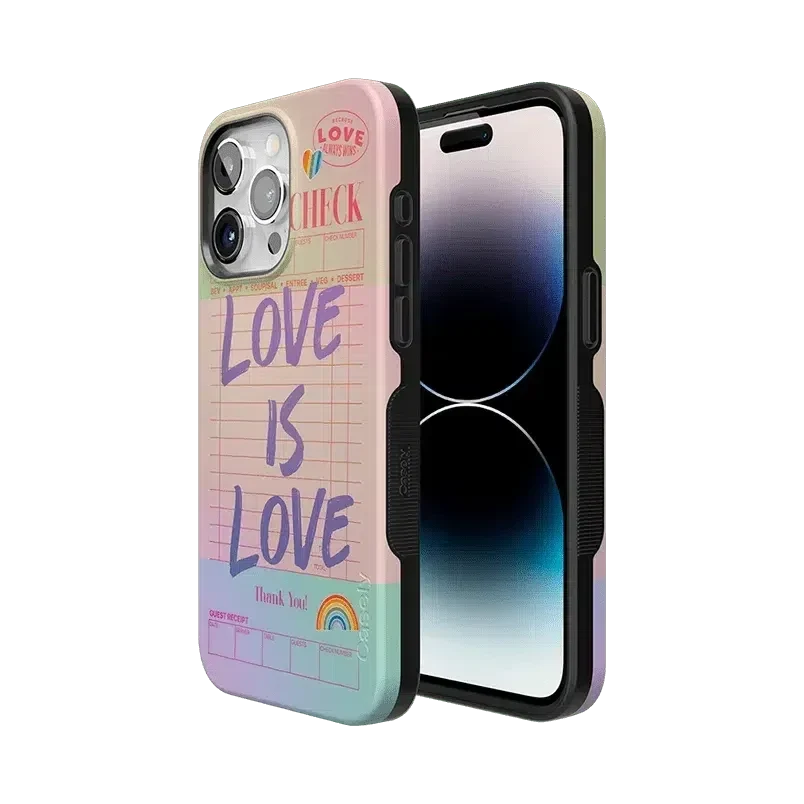 Love is Love | Guest Check Pride Case Phone Case Casetry