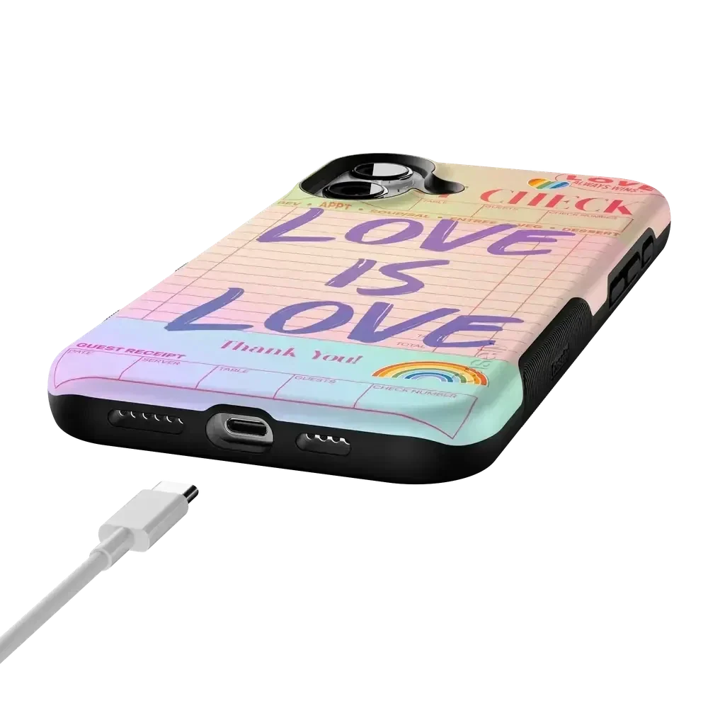 Love is Love | Guest Check Pride Case Phone Case Casetry