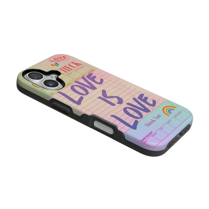 Love is Love | Guest Check Pride Case Phone Case Casetry
