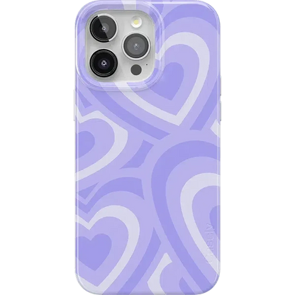 Love Song | Lavender Heart Case iPhone Case get.casely Classic + MagSafe® iPhone 15 Pro