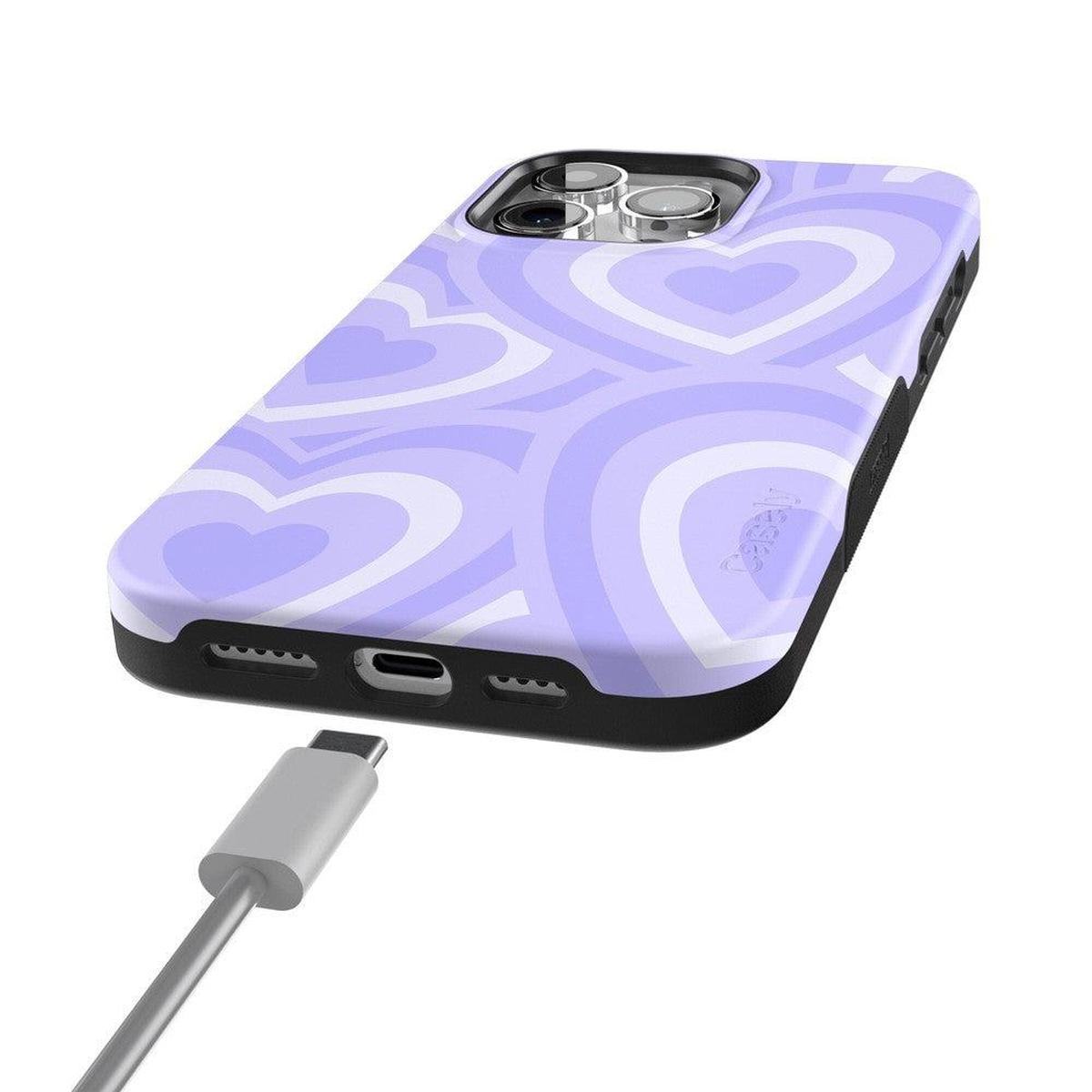 Love Song | Lavender Heart Case iPhone Case get.casely