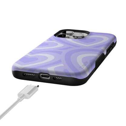 Love Song | Lavender Heart Case iPhone Case get.casely