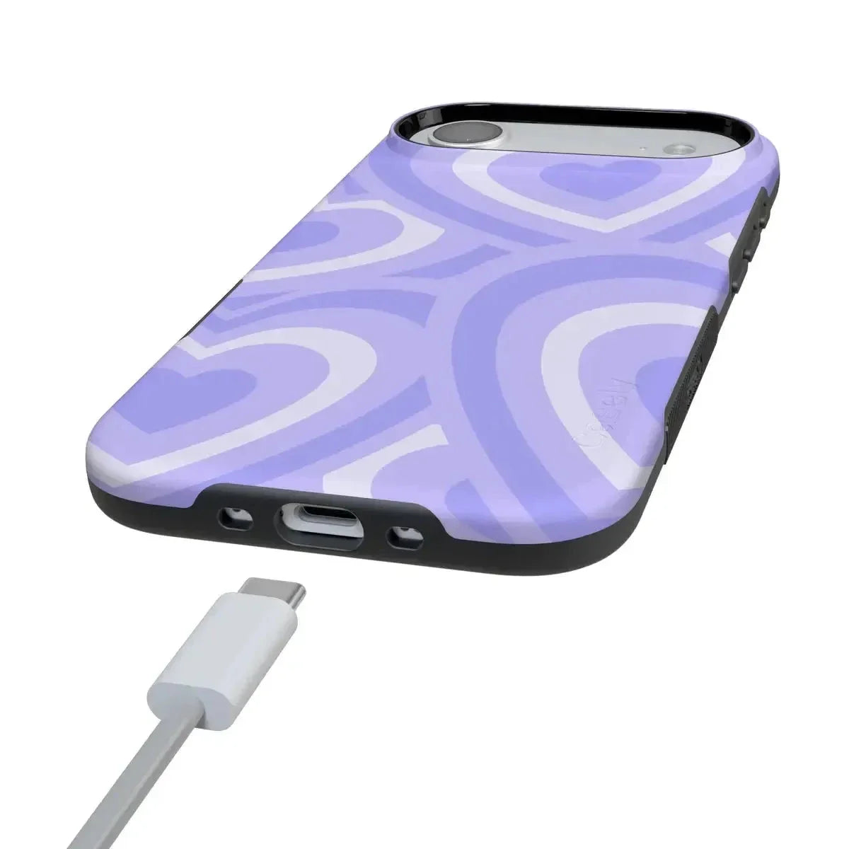 Love Song | Lavender Heart Case iPhone Case get.casely