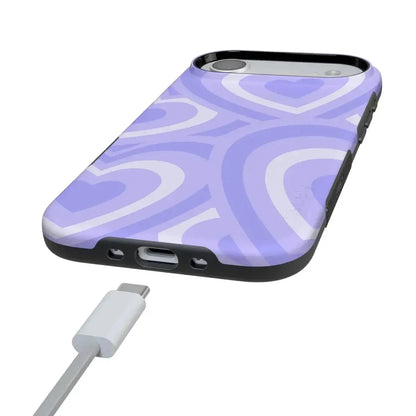 Love Song | Lavender Heart Case iPhone Case get.casely
