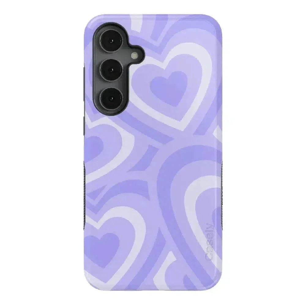 Love Song | Lavender Heart Samsung Case Samsung Case Casetry Bold Flex + MagSafe® Galaxy S25 Plus