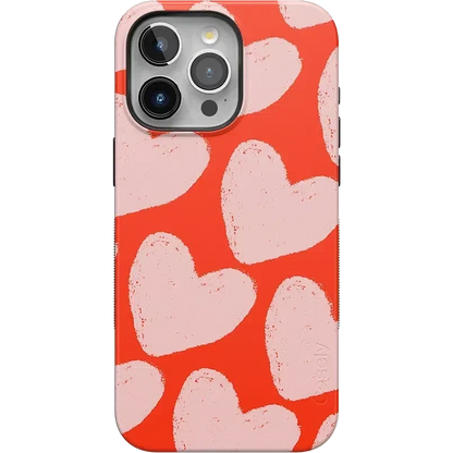 Love You More | Heart Doodle Case Phone Case Casetry Bold Flex + MagSafe® iPhone 15 Pro Max